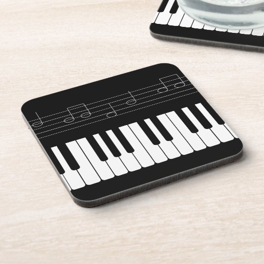 Klaviertastatur Untersetzer (Linke Seite)