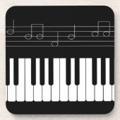 Klaviertastatur Untersetzer (Vorderseite)