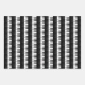 Klaviertastatur-Wrapping Paper Flat Sheet Set Geschenkpapier Set (Vorderseite 2)