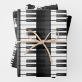 Klaviertastatur-Wrapping Paper Flat Sheet Set Geschenkpapier Set (Beispiel)