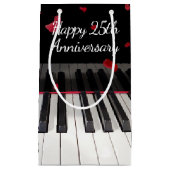 Klaviertastatur zum 25. Jubiläum Kleine Geschenktüte