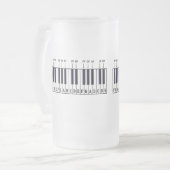 Klaviertastaturdiagramm Mattglas Bierglas (Vorderseite Links)