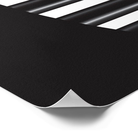 Klaviertastaturen Wavy Border mit Violin Poster (Ecke)