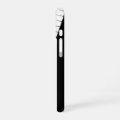 Klaviertasten | Abgewinkelt | Anpassbar iPhone 16 Hülle (Linke Seite)