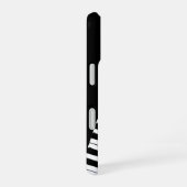 Klaviertasten | Abgewinkelt | Anpassbar iPhone 16 Hülle (Rechte Seite)