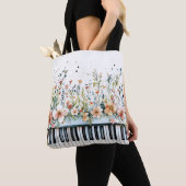 Klaviertasten Blumenstrauß 2 Tasche (Von Nahem)