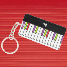 Klaviertasten Bunte Musik Helle Benutzerdefinierte