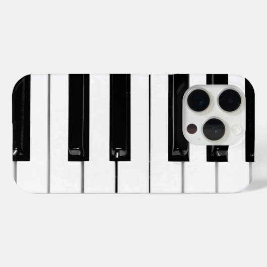 Klaviertasten Case-Mate iPhone Hülle (Rückseite (Horizontal))
