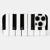 Klaviertasten Case-Mate iPhone Hülle (Rückseite (Horizontal))