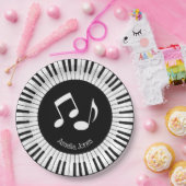 Klaviertasten Design Pappteller (Party)