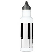 Klaviertasten Edelstahlflasche (Links)