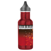 Klaviertasten Edelstahlflasche (Links)