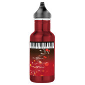 Klaviertasten Edelstahlflasche (Rechts)