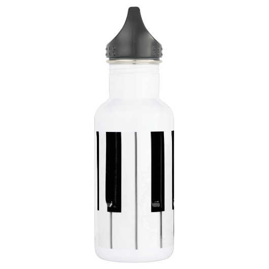 Klaviertasten Edelstahlflasche (Links)