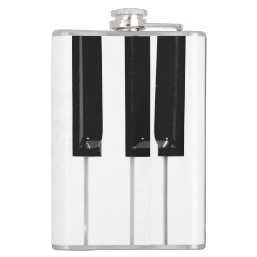 Klaviertasten Flachmann (Rückseite)