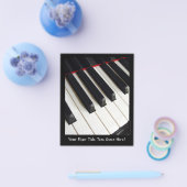 Klaviertasten Fotografie Flyer (Einzeln)