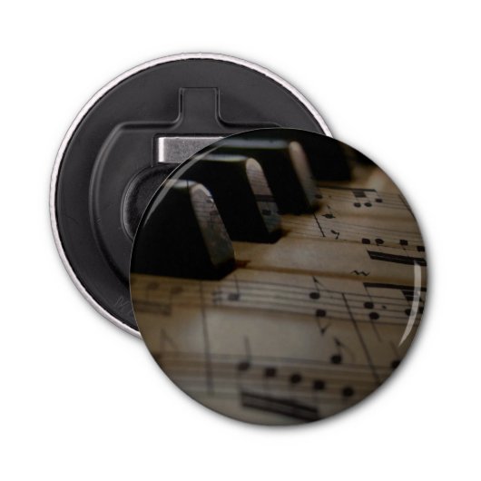 Klaviertasten für antike Musik Flaschenöffner (Vorderseite)