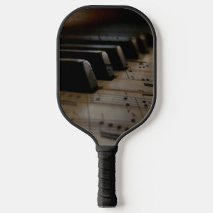 Klaviertasten für antike Musik Pickleball Schläger