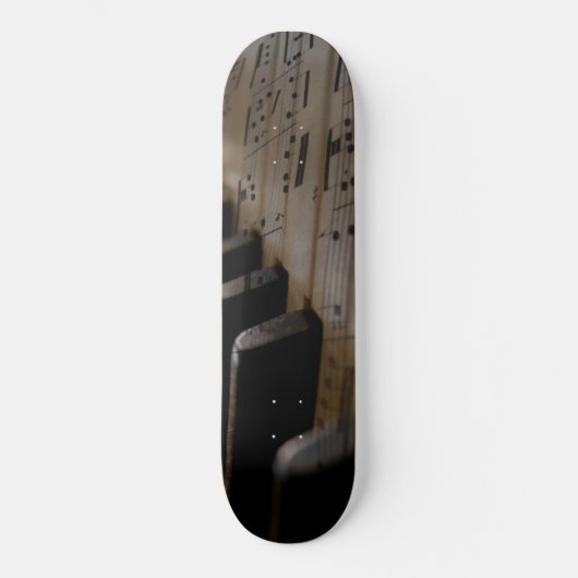 Klaviertasten für antike Musik Skateboard (Vorderseite)