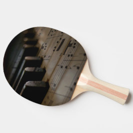 Klaviertasten für antike Musik Tischtennis Schläger
