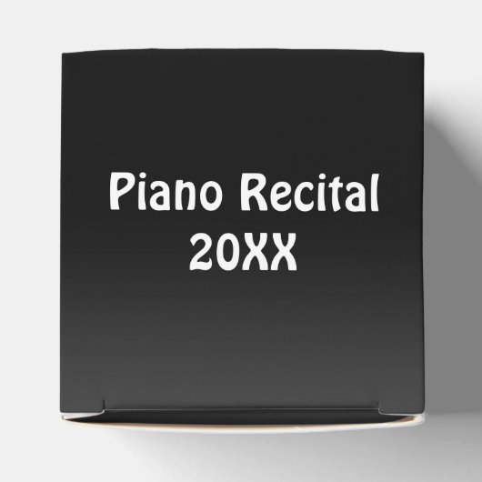 Klaviertasten für Piano-Erwägung Geschenkschachtel (Oben)