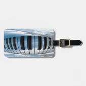 Klaviertasten Gepäckanhänger (Vorderseite horizontal)