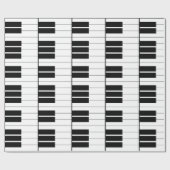 Klaviertasten Geschenkpapier (Flach)