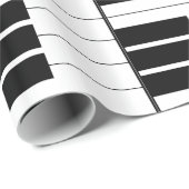 Klaviertasten Geschenkpapier (Rolleneckpunkt)