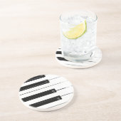 Klaviertasten Getränkeuntersetzer (Seite)