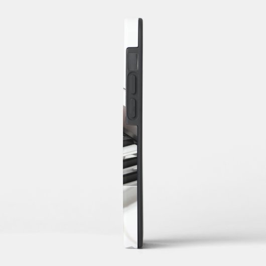 Klaviertasten iPhone Case (Rückseite / Links)