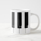 Klaviertasten Jumbo-Tasse (Rechts)