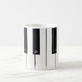Klaviertasten Kaffeetasse (Mittel)