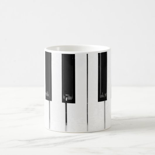 Klaviertasten Kaffeetasse (Mittel)