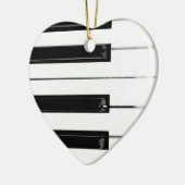 Klaviertasten Keramik Ornament (Links)