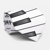 Klaviertasten Krawatte (Gerollt)