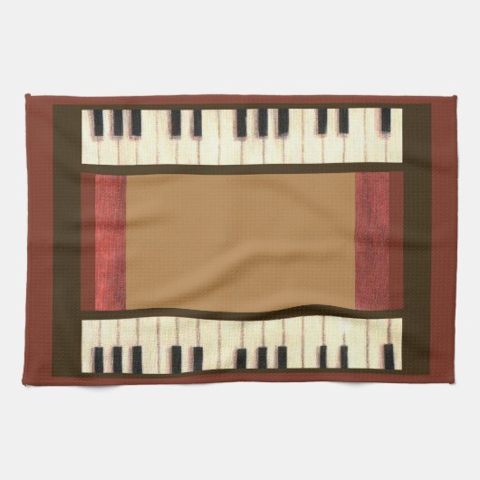 Klaviertasten Küchenhandtuch Handtuch (Horizontal)