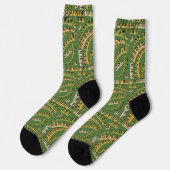 Klaviertasten kurviert socken (Linkes Detail)
