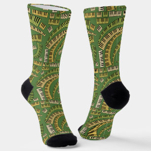 Klaviertasten kurviert socken