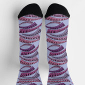 Klaviertasten kurviert socken (Oben)