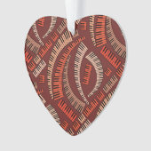 Klaviertasten Kurvige Keramik Ornament (Vorderseite)