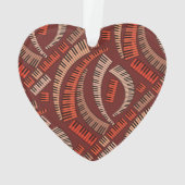 Klaviertasten Kurvige Keramik Ornament (Rückseite)