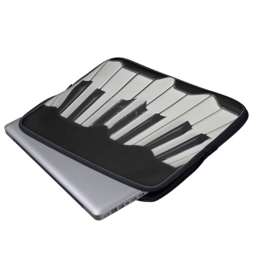 Klaviertasten Laptopschutzhülle (Vorne Knopf)