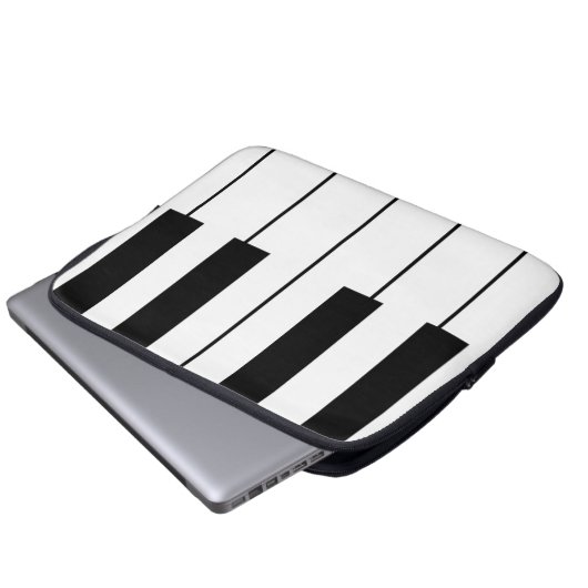 Klaviertasten Laptopschutzhülle (Vorne Knopf)