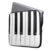 Klaviertasten Laptopschutzhülle (Vorderseite Links)