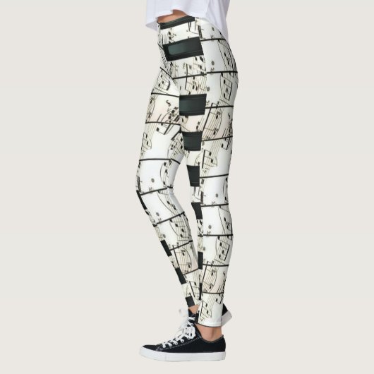 Klaviertasten Leggings (Links)