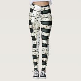Klaviertasten Leggings