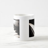 Klaviertasten Makro Kaffeetasse (Mittel)