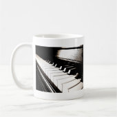 Klaviertasten Makro Kaffeetasse (Links)