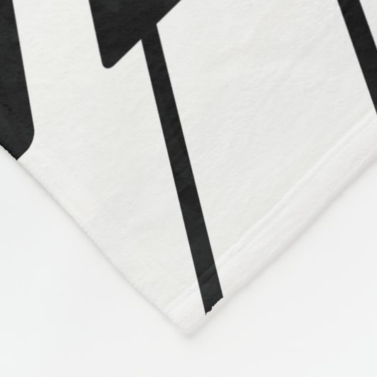 Klaviertasten Musiknote Fleecedecke (Ecke)