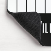 Klaviertasten| Name hinzufügen Mousepad (Ecke)